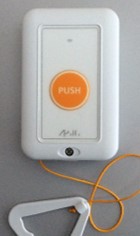 Medical clinic Pull cord used with wireless call bell systems