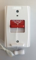 Pull cord used with wireless call bell systems in Hospital