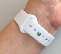 Hospital Bracelet used with portable call button used with nurse call systems in hospitals